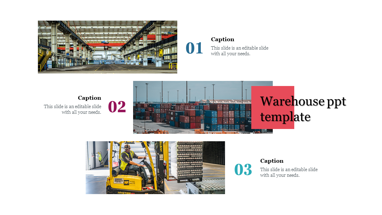 Warehouse ppt template